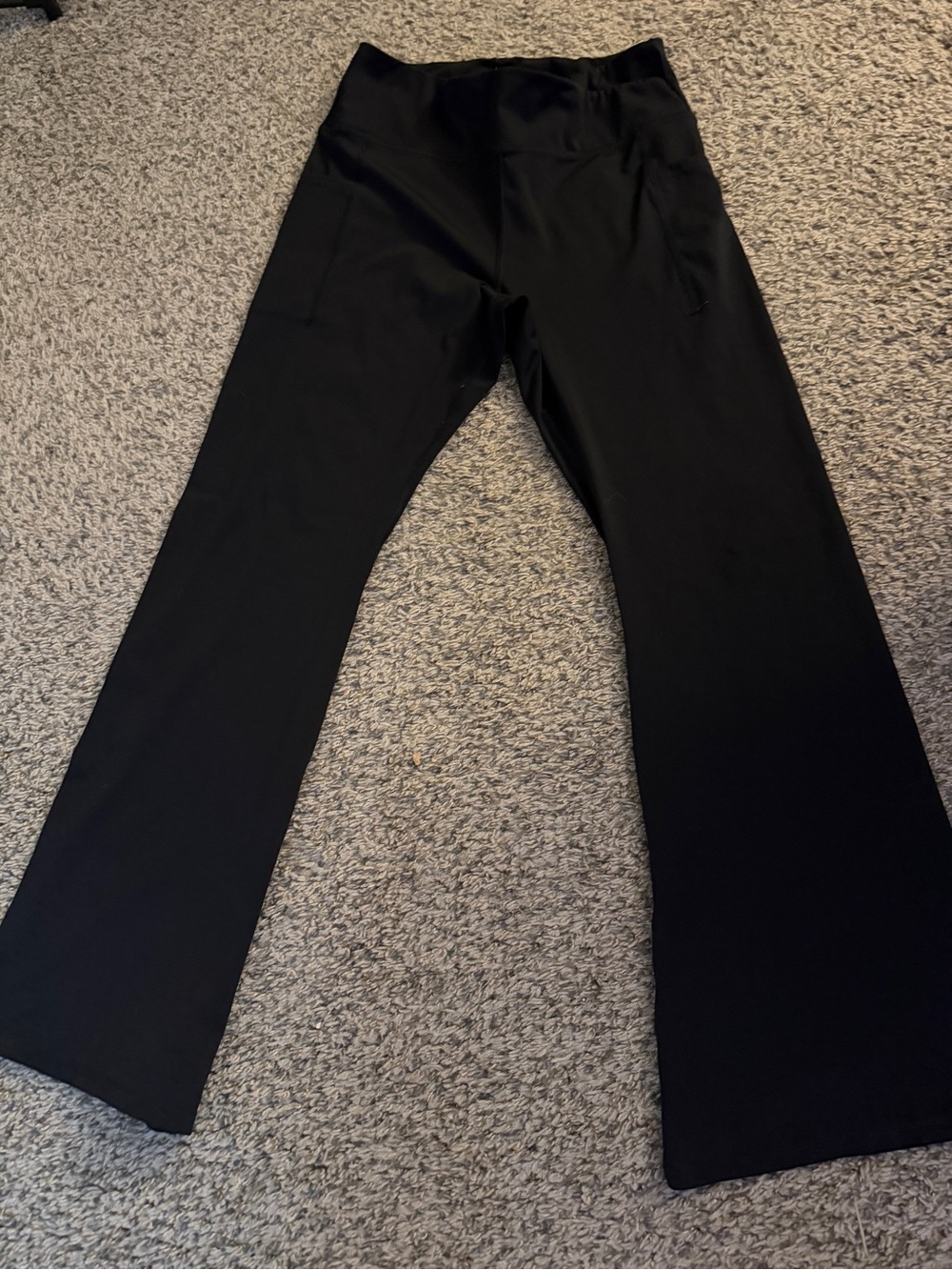 Black Flared Leg Leggings